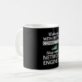 Netz-Ingenieur Kaffeetasse (Vorderseite Links)