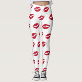 Netz Lips Kiss Leggings (Vorderseite)