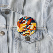 Netz mehrfarbiger Dreiecke Button (Beispiel)
