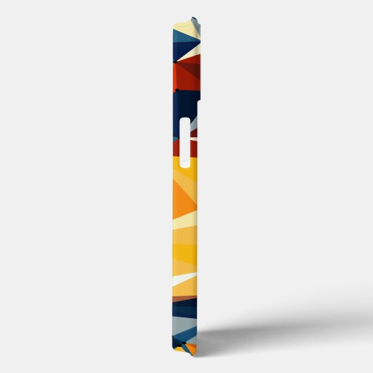 Netz mehrfarbiger Dreiecke Case-Mate iPhone Hülle (Rückseite / Rechts)