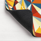 Netz mehrfarbiger Dreiecke Mousepad (Ecke)