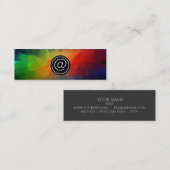 Netz Mini Visitenkarte (Vorne/Hinten)