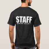 Netz-Sicherheit T-Shirt (Rückseite)