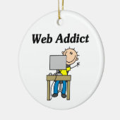 Netz-Süchtiger Keramik Ornament (Links)