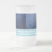 Netz-Tasse Mattglas Bierglas (Mittel)