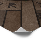 Netz von Wyrd Die Matrix des Schicksals - Holzstru Poster (Ecke)