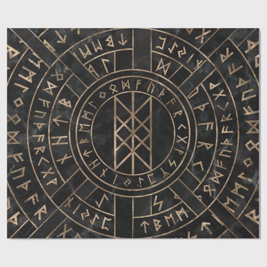 Netz von Wyrd die Matrix des Schicksalsmarmors und Geschenkpapier (Flach)