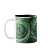 Netzähnliches grünes Muster