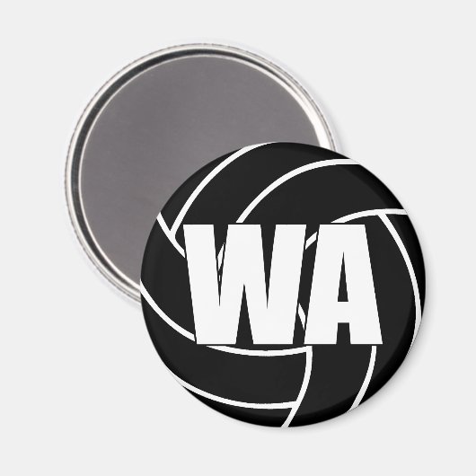 Netzball-Wingangriff Magnet (Vorderseite/Rückseite)