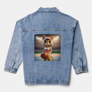 Netzballkatze, weiblich jeansjacke