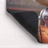 Netzballkatze, weiblich mousepad (Ecke)