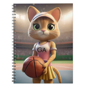 Netzballkatze, weiblich notizblock