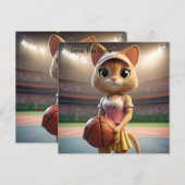 Netzballkatze, weiblich save the date (Vorne/Hinten)