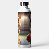 Netzballkatze, weiblich trinkflasche (links)