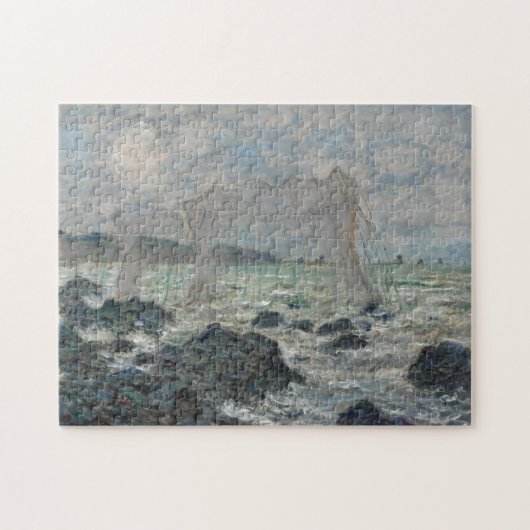 Netze in Pourville von Claude Monet Puzzle (Horizontal)