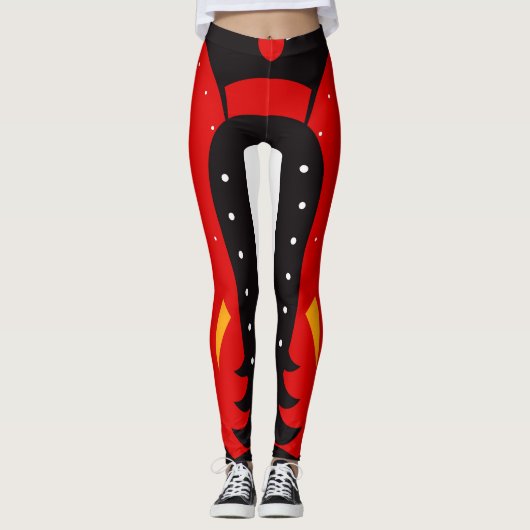 Netzmaske Leggings (Vorderseite)