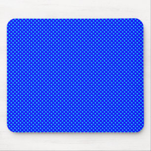 Netzmuster Blau mit Cyan Mousepad