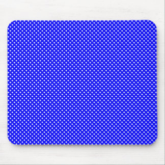 Netzmuster Blau mit Weiß Mousepad