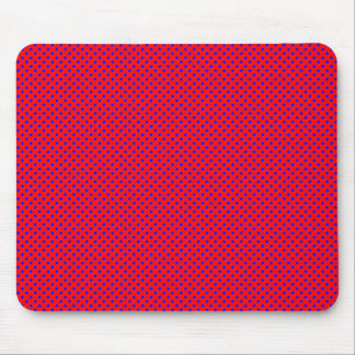 Netzmuster rot mit blau mousepad