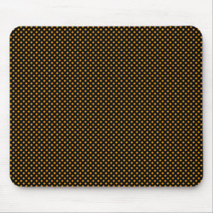 Netzmuster, schwarz mit Orange Mousepad
