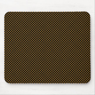 Netzmuster, schwarz mit Orange Mousepad