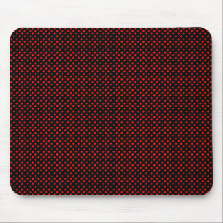 Netzmuster Schwarz mit Rot Mousepad