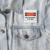 Netzneutralität ist gefährdet button (Beispiel)