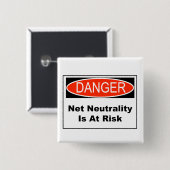 Netzneutralität ist gefährdet button (Vorne & Hinten)