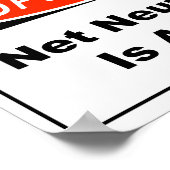 Netzneutralität ist gefährdet poster (Ecke)