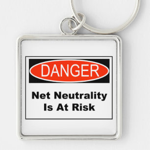 Netzneutralität ist gefährdet schlüsselanhänger