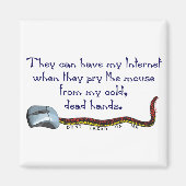 Netzneutralität - Meine Maus schütteln Magnet (Vorne)