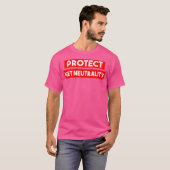Netzneutralität schützen Internet-Datenschutz rett T-Shirt (Vorne ganz)