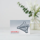 Netzwerk 4 visitenkarte (Stehend Vorderseite)