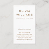 Netzwerk-Foto für Studierende im Retro-Abschluss Visitenkarte (Rückseite)