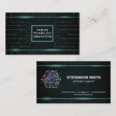 Netzwerk-Logo | Schaltungstechnik Visitenkarte (Vorne/Hinten)