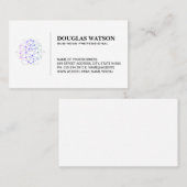 Netzwerk Modernes, farbiges Tech-Logo Visitenkarte (Vorne/Hinten)