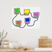 Netzwerk Poster (Küche)