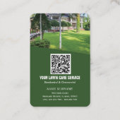 Netzwerk QR Code Lawncare Vertikal Business Car Visitenkarte (Vorderseite)