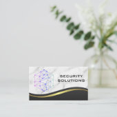 Netzwerk-Tech-Logo Visitenkarte (Stehend Vorderseite)