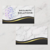 Netzwerk-Tech-Logo Visitenkarte (Vorne/Hinten)