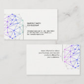 Netzwerk-Tech-Logo Visitenkarte (Vorne/Hinten)