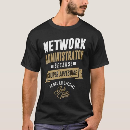 Netzwerkadministrator T-Shirt (Vorderseite)