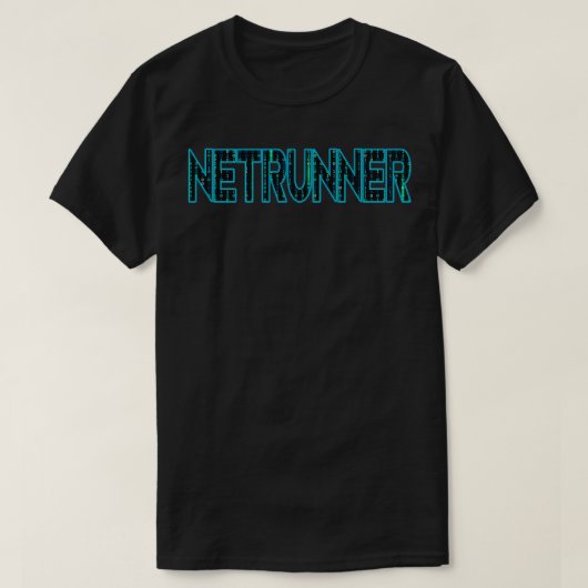 Netzwerkadministrator von Netrunner T-Shirt (Design vorne)