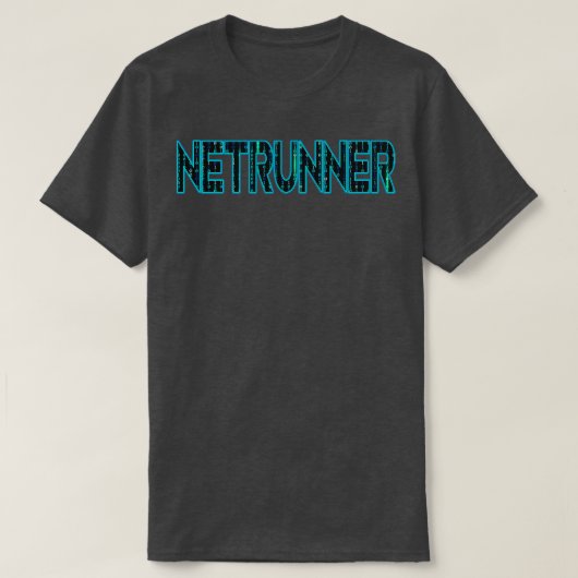 Netzwerkadministrator von Netrunner T-Shirt (Design vorne)