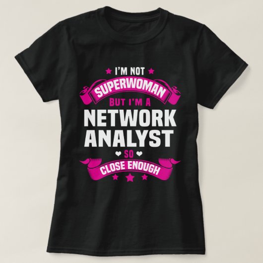 Netzwerkanalytiker T-Shirt (Design vorne)