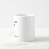 Netzwerkingenieur für den Beziehungsstatus Kaffeetasse (Mittel)