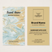 Netzwerkkarte - Abstraktes Stranddesign (Vorne & Hinten)