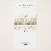 Netzwerkkarte ・ Aquarellfarben-Wildblumen (Vorne & Hinten)