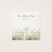 Netzwerkkarte ・ Aquarellfarben-Wildblumen (Vorderseite)