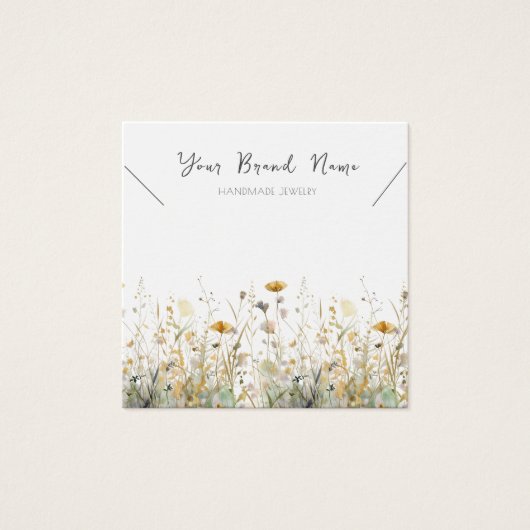 Netzwerkkarte ・ Aquarellfarben-Wildblumen (Vorderseite)